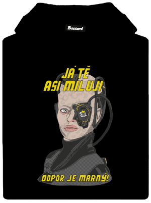 Zamilovaný Borg dámská mikina klokanka Black