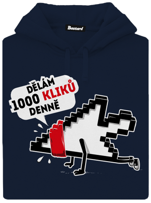 Klikař pánská mikina klokanka Navy
