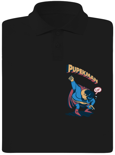Pupekman pánská polokošile Black