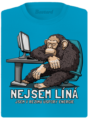 Nejsem líný dámské sportovní tričko Blue Atol