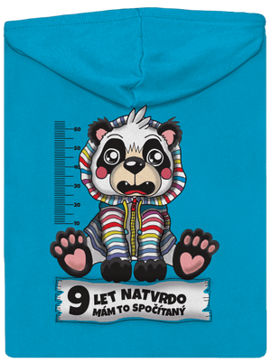 Školní docházka dámská mikina na zip Blue Atol