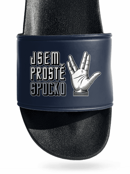 Jsem Spocko pantofle Navy