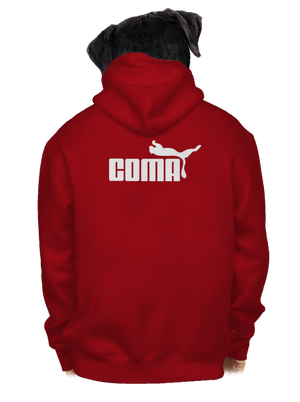 Coma pánská mikina na zip Red