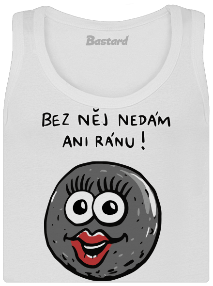Dělo a koule dámské tílko klasické White