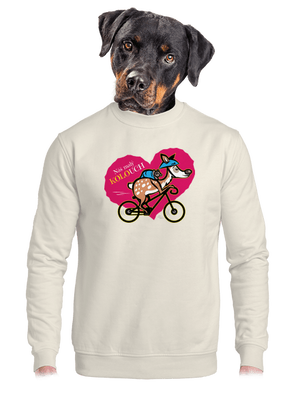 unisex mikina bez kapuce