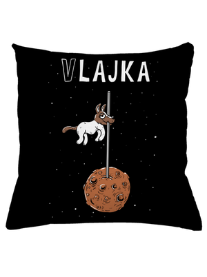 Vlajka polštář Black