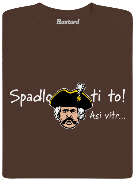 Spadlo ti to pánské tričko Brown
