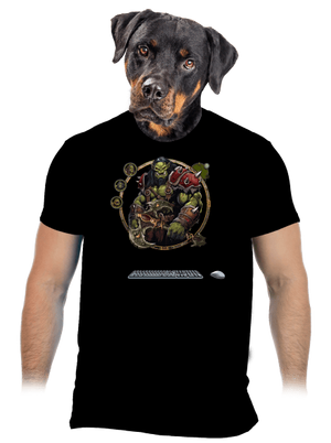 B17: Warcraft pánské tričko Black