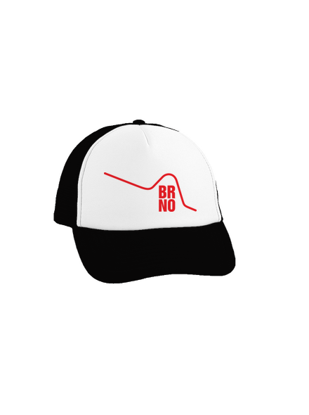 Brno kšiltovka truckerka Black cap