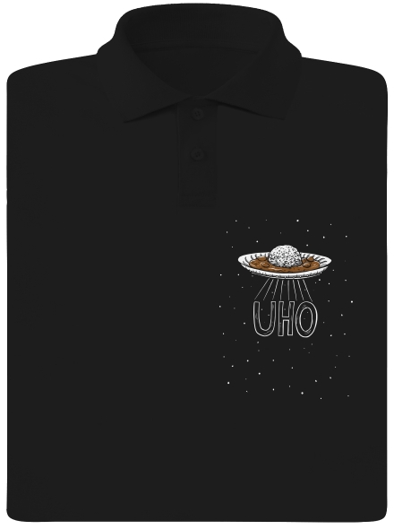 Uho pánská polokošile Black
