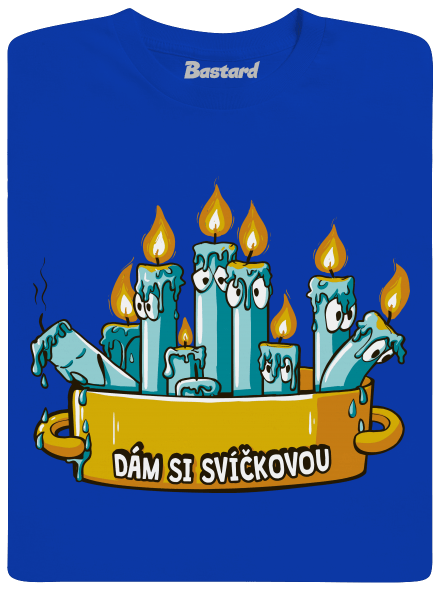 Svíčková pánské dlouhý rukáv Royal Blue