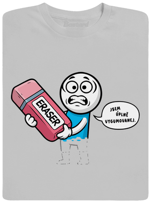 Vygumovanej pánské tričko Pacific Grey