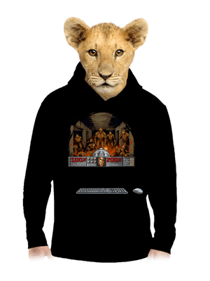 B17: Doom dětská mikina klokanka Black