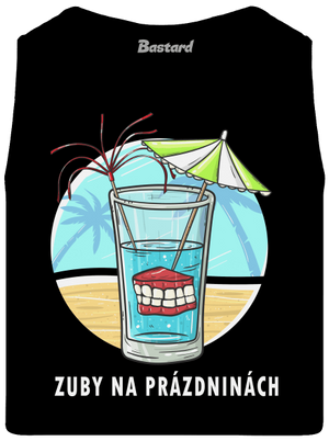 Zuby na prázdninách pánské tílko Black