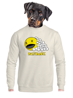 unisex mikina bez kapuce