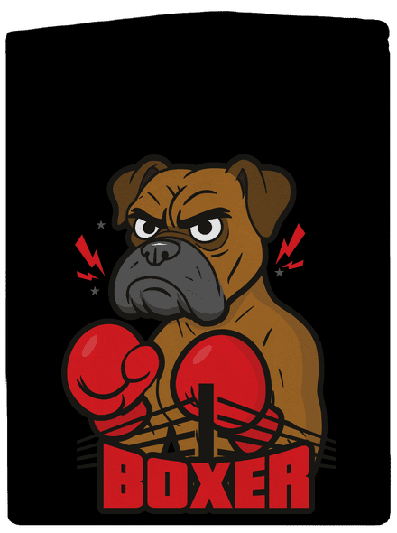 Boxer dámská mikina na zip Black