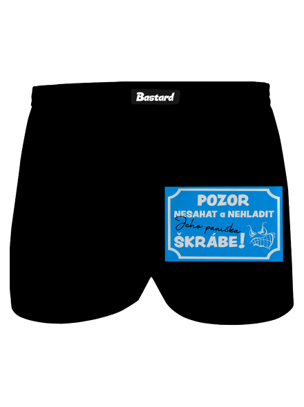 Pozor, nesahat pánské trenky Black