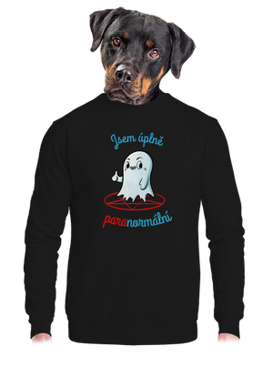 unisex mikina bez kapuce