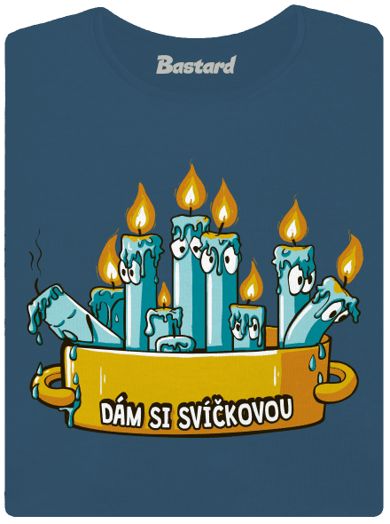 Svíčková dámské tričko premium Petrol Blue