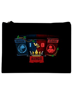 Příroda vs. člověk taštička Black