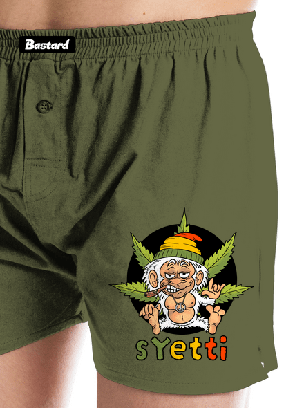 SYetti pánské trenky Khaki