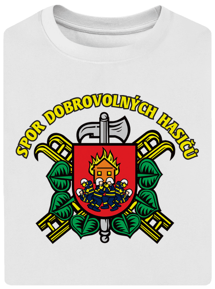 Spor dobrovolných hasičů unisex tričko oversized White