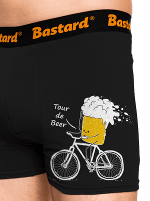 Tour de beer boxerky Black
