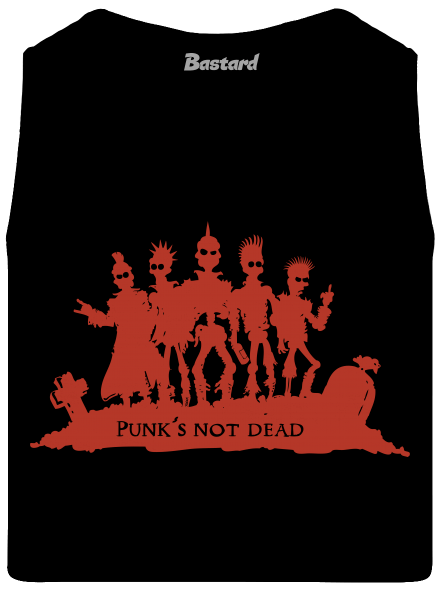 Punks Not Dead pánské tílko Black