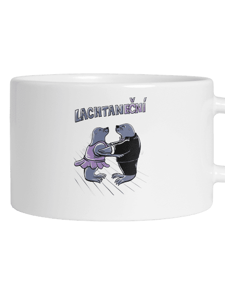 Lachtaneční hrnek makronka White