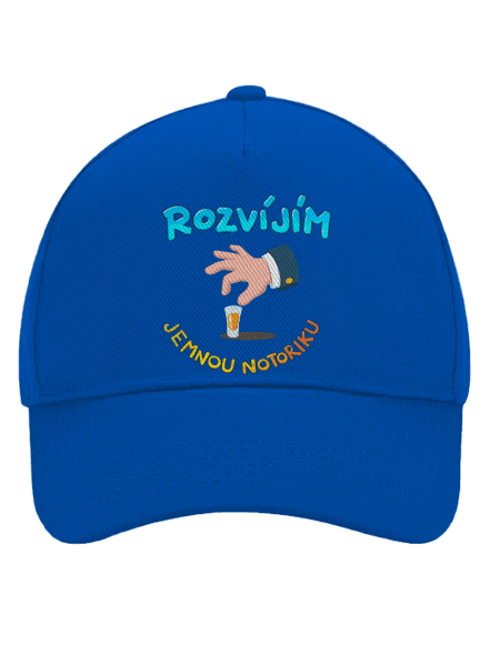 Jemná notorika kšiltovka baseballka Bright Royal