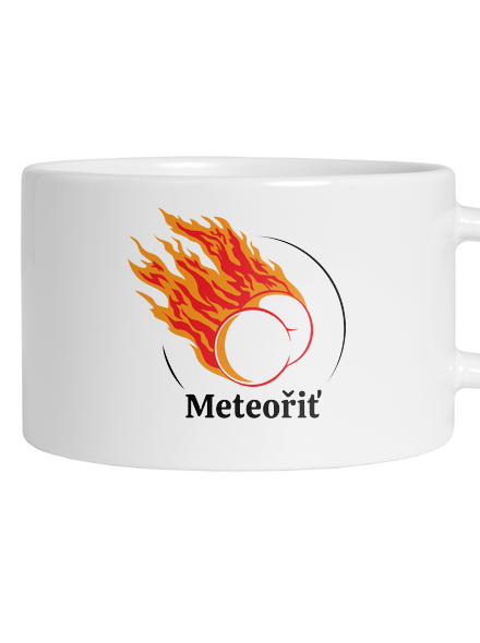 Meteořiť hrnek makronka White