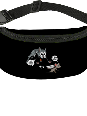 Alergická kočka a myš ledvinka Black