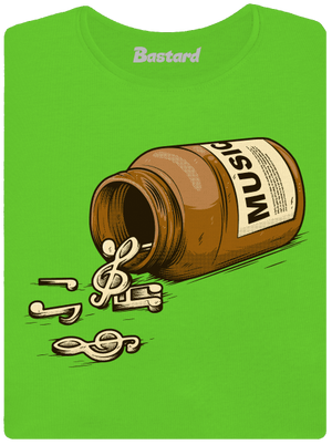 Music Pills dámské tričko Apple Green