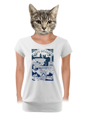 dámské tričko s lemem