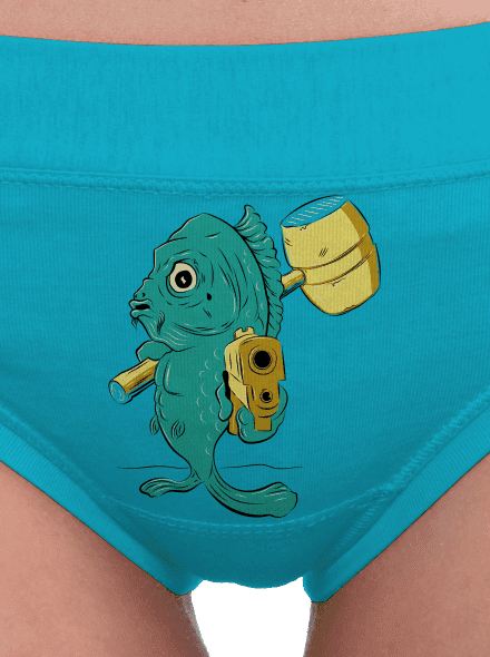 Poslední štědrovečerní dámské kalhotky Turquoise