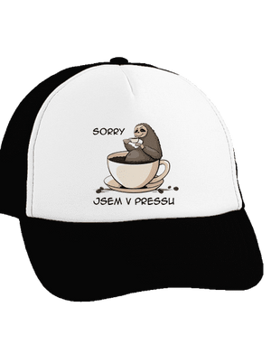 V pressu kšiltovka Black cap