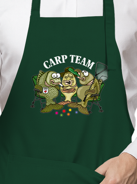 Carp Team zástěra Bottle Green