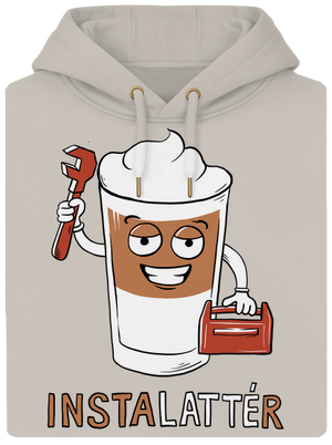 Instalattér unisex mikina premium Pastel Macchiato