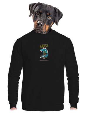 unisex mikina bez kapuce