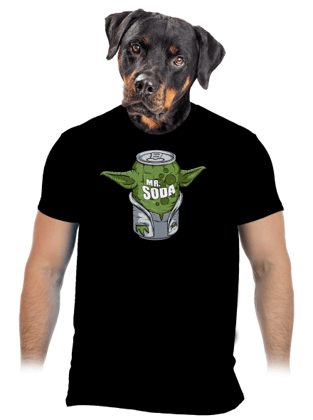 Mr. Soda pánské tričko Black