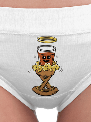 Panáček v jesličkách dámské kalhotky White