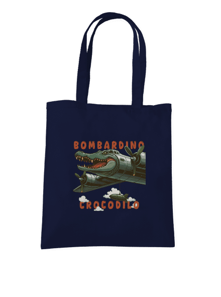 Bombardino Crocodilo – Italian Brainrot taška French Navy