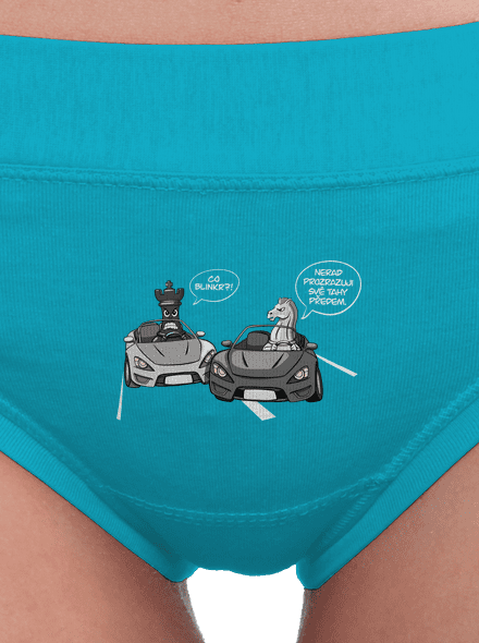 Co blinkr? dámské kalhotky Turquoise