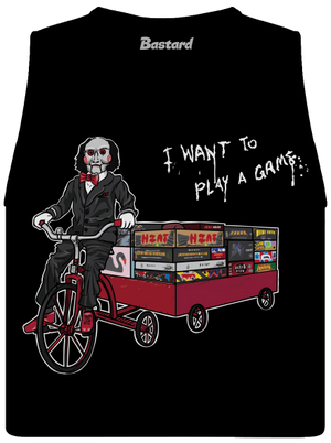 Chci si zahrát hru dámské tílko volné Black