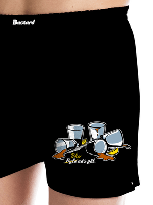 Pilo nás pět pánské trenky Black