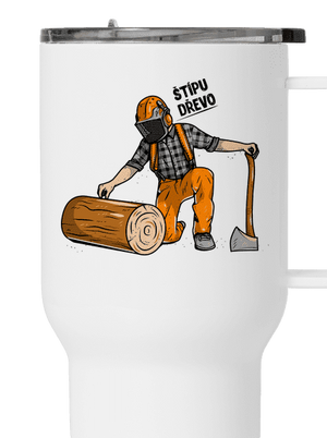 Dřevorubec termohrnek White