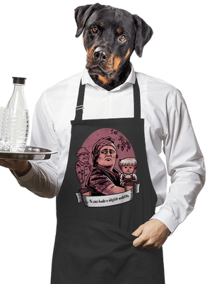 B14: Slavnosti sněženek zástěra Dark Grey