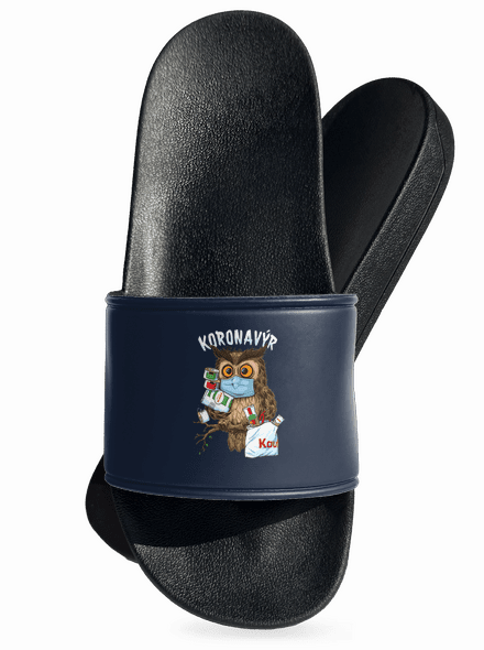 Koronavýr pantofle Navy