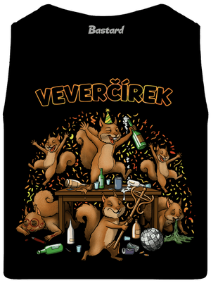 Veverčírek pánské tílko Black