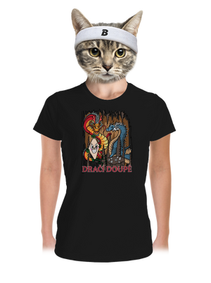 Dračák dámské sportovní tričko Black